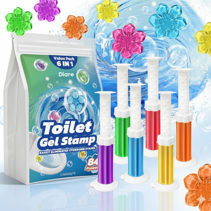 Diare™ 84 Flowers Toilet Cleaner Gel Pack