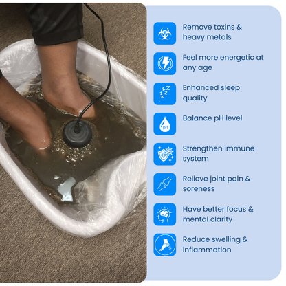 Diare Ionic Foot Spa - Removes Hidden Toxins and Heavy Metals
