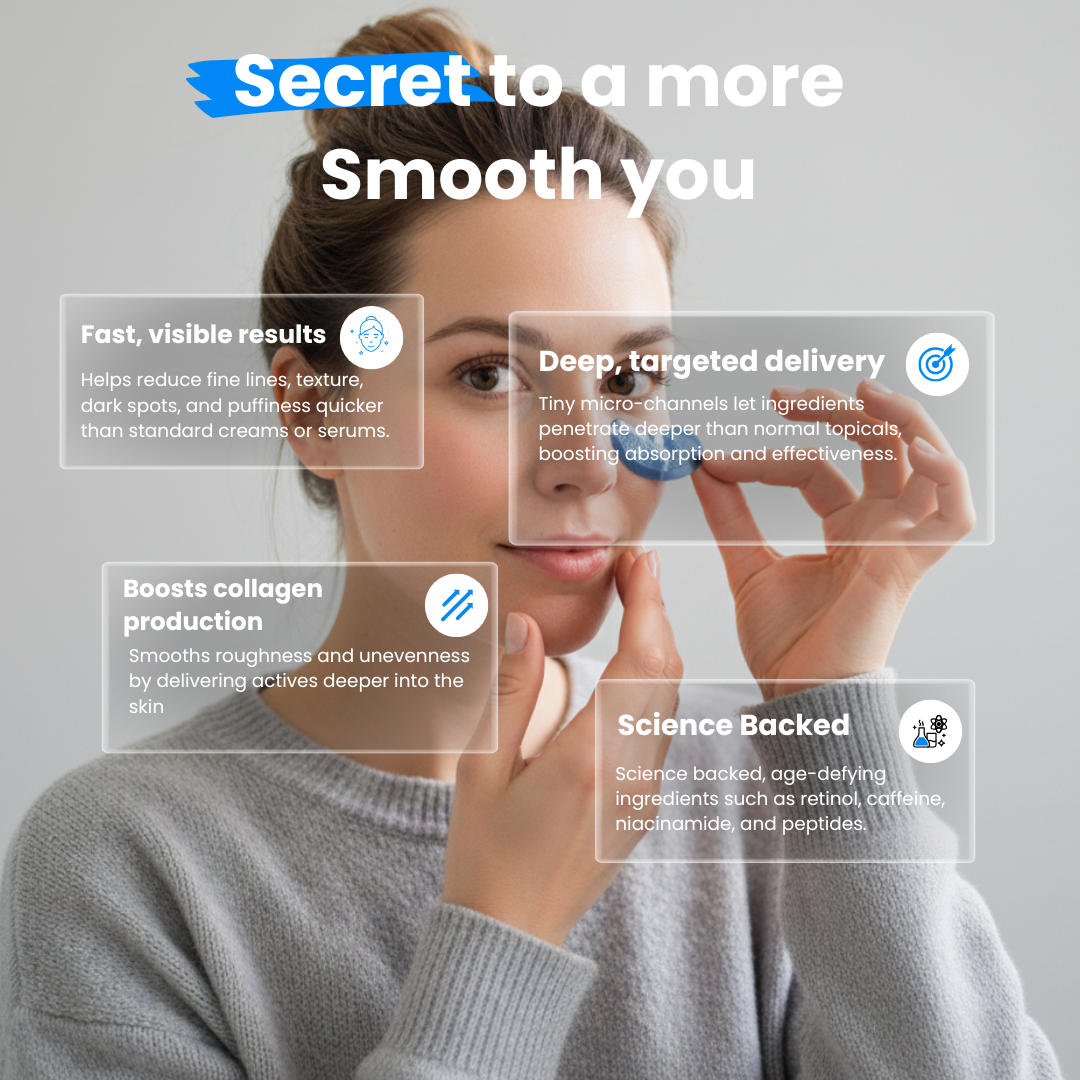 Smooth, firm and plump stubborn areas with Micro-Infusion Targeted Patches