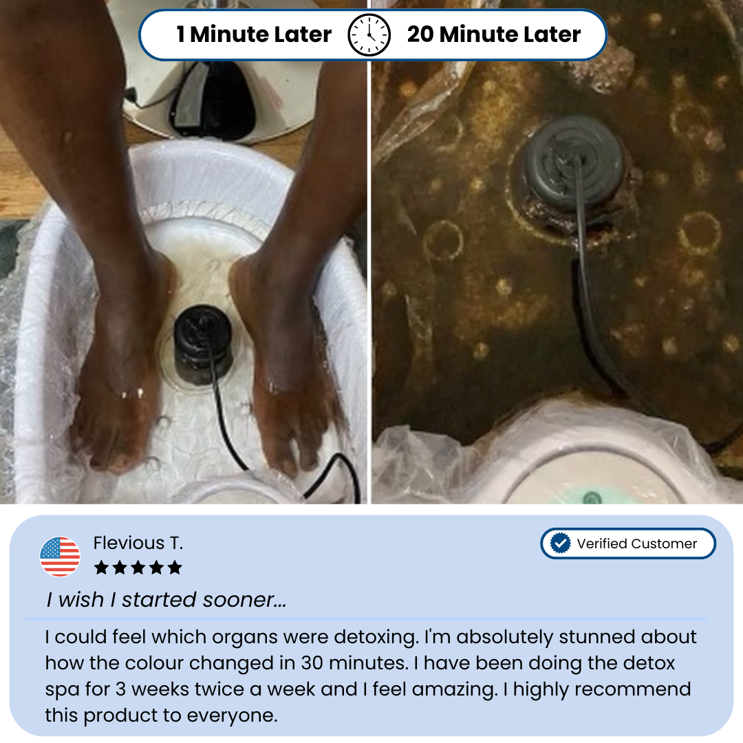 Diare Ionic Foot Spa - Removes Hidden Toxins and Heavy Metals