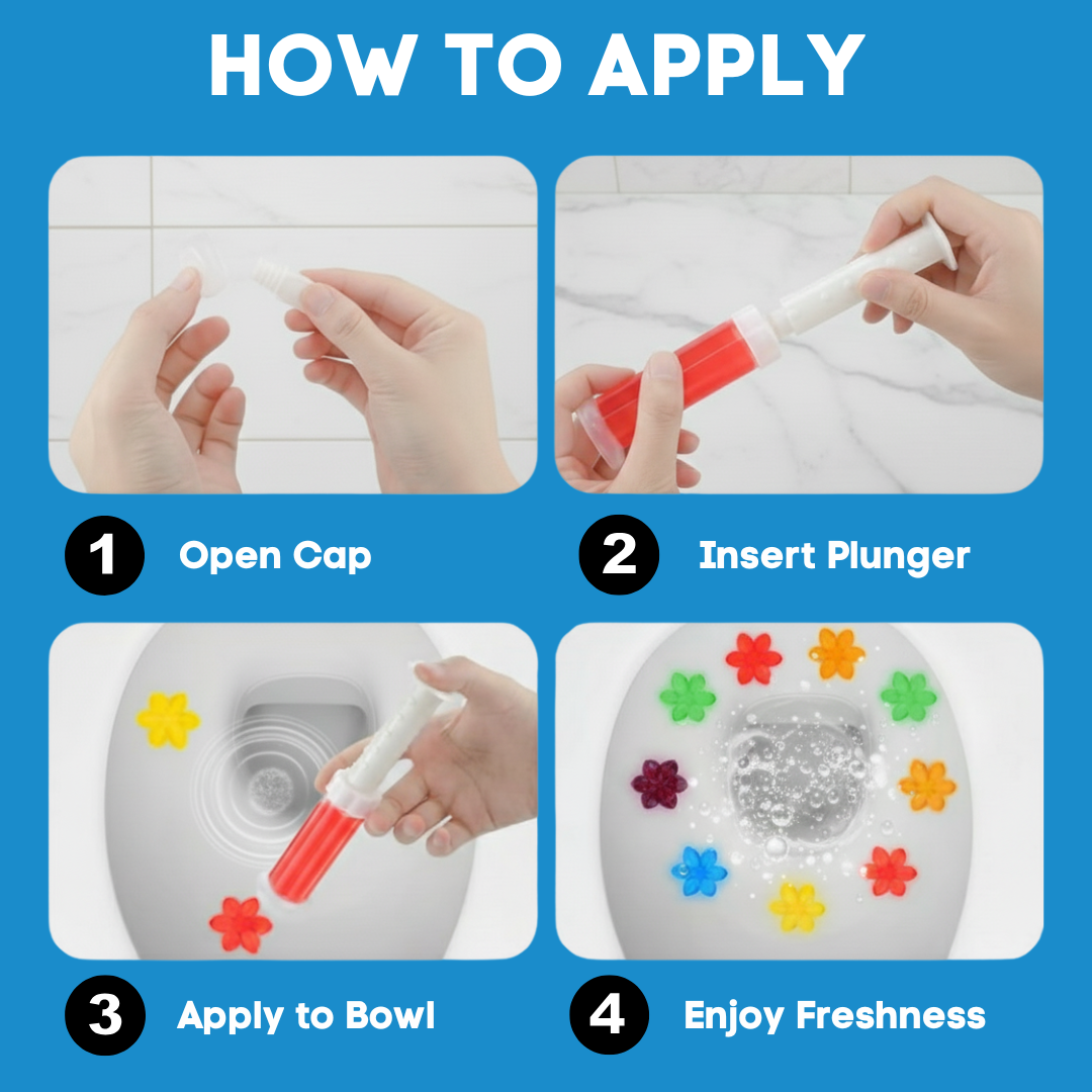 Diare™ 84 Flowers Toilet Cleaner Gel Pack