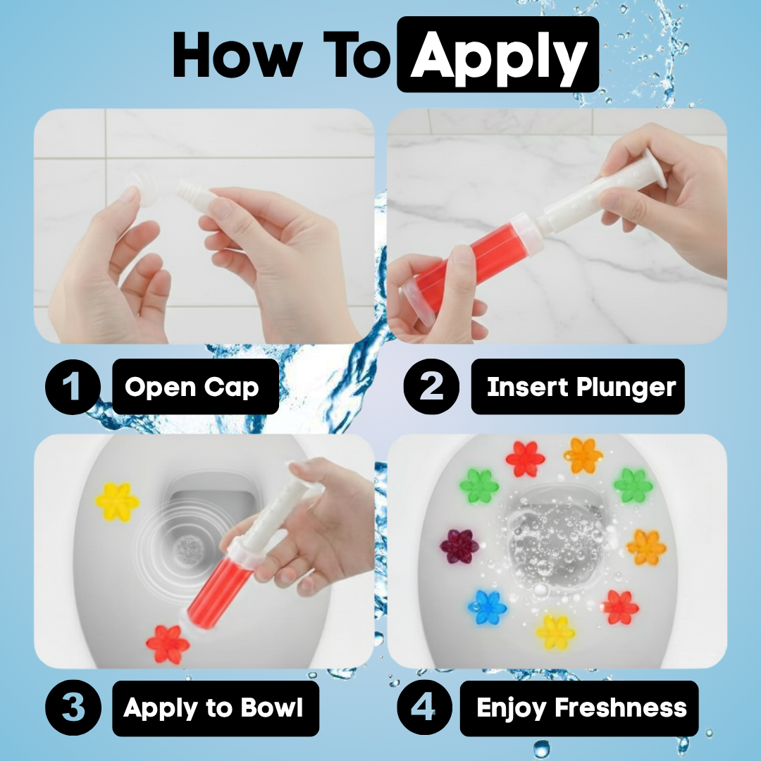 Diare™ 84 Flowers Toilet Cleaner Gel Pack