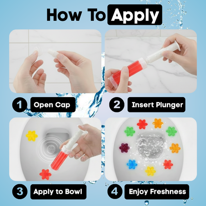 Diare™ 84 Flowers Toilet Cleaner Gel Pack