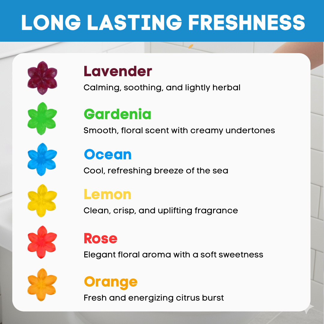 Diare™ 84 Flowers Toilet Cleaner Gel Pack