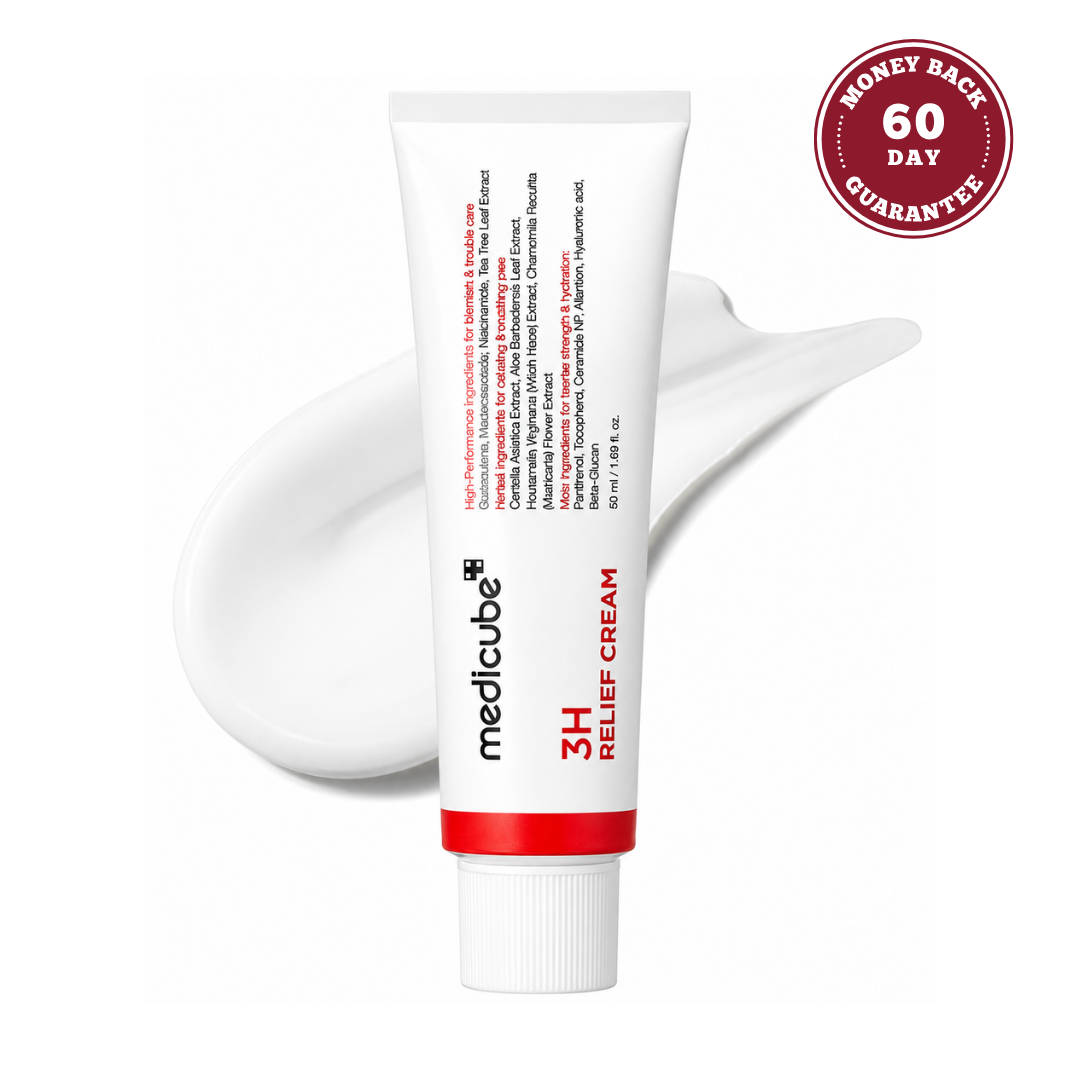 Soothe redness and hydrate deeply - 3H Relief Cream