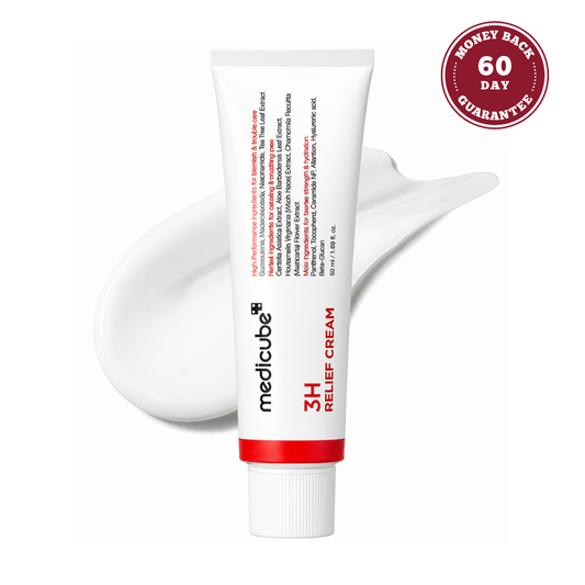 Soothe redness and hydrate deeply - 3H Relief Cream