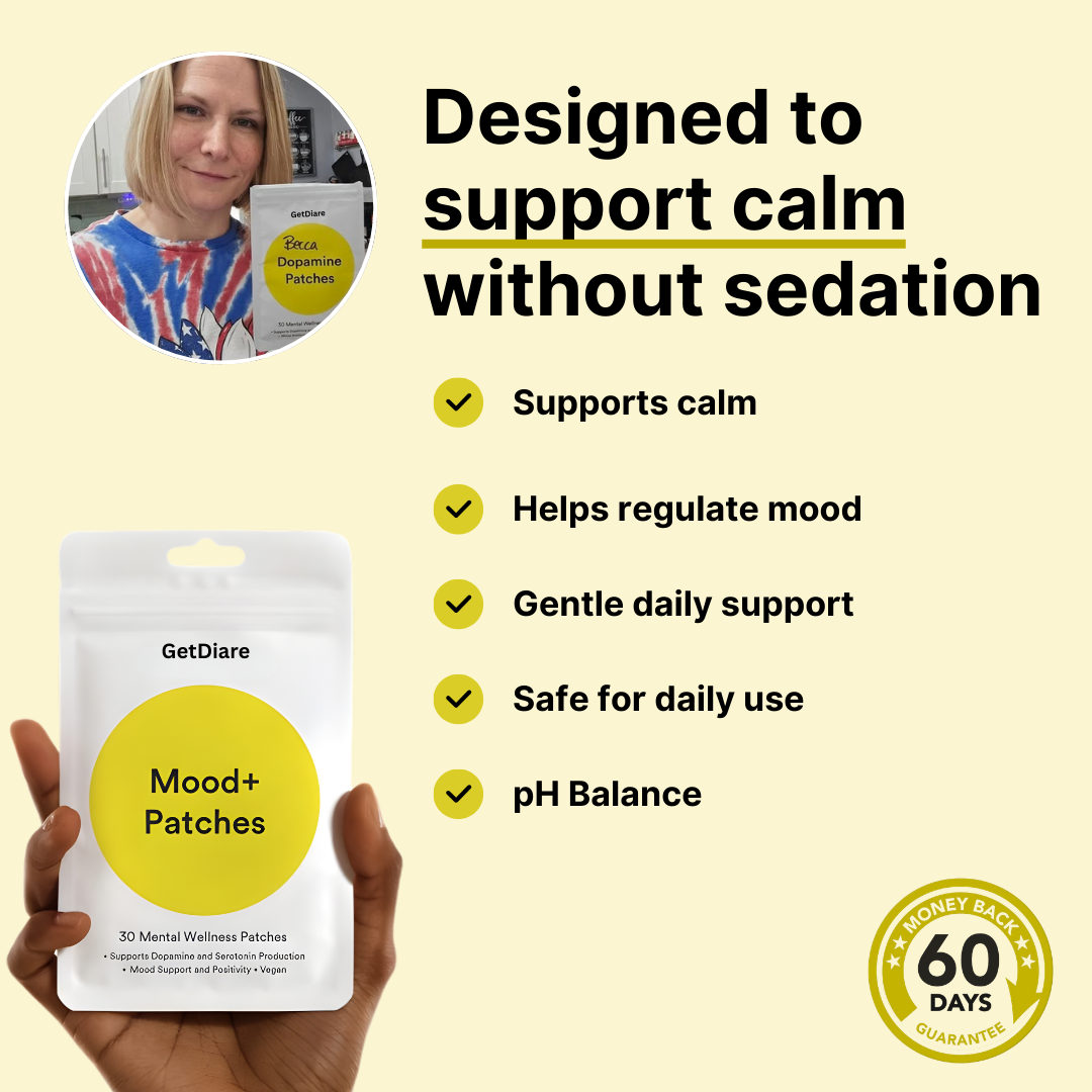 Mood Patches: Supports Serotonin Production, Mood Support and Positivity