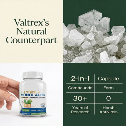 Lysine + Monolaurin Capsules - Immune & Digestive Support