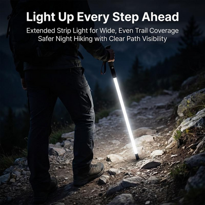LED Walking/Trekking Pole for Tricky Terrain