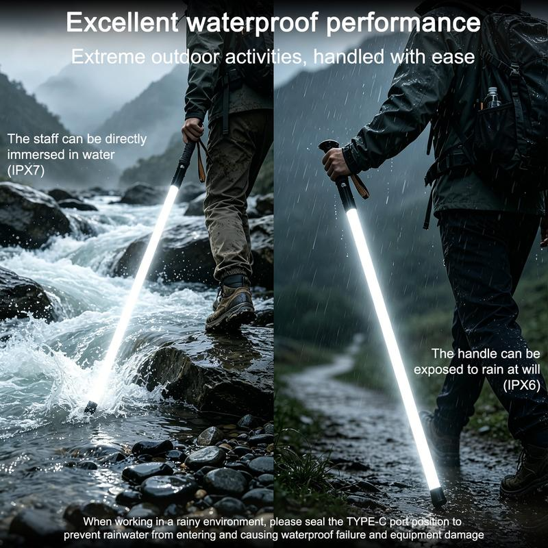 LED Walking/Trekking Pole for Tricky Terrain