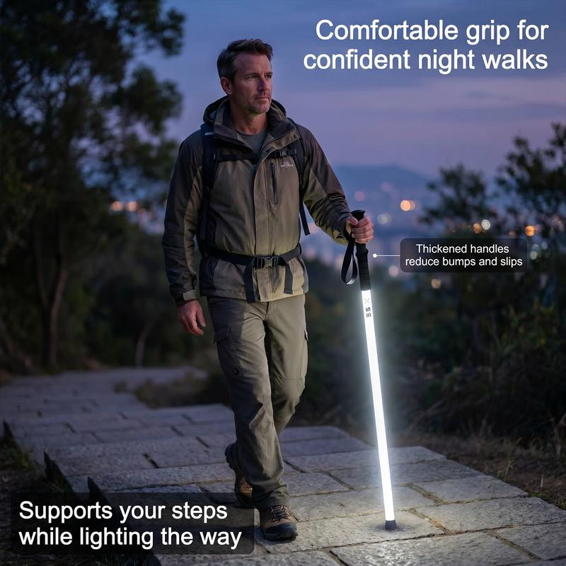 LED Walking/Trekking Pole for Tricky Terrain